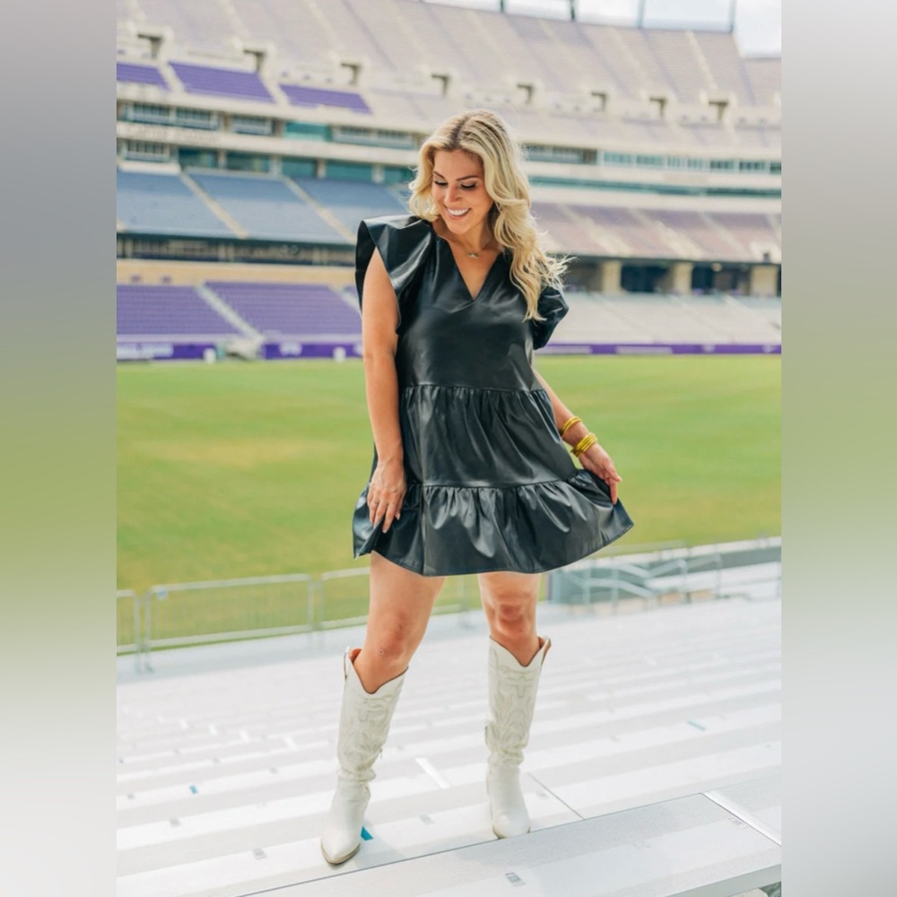 Buddy Love Ronnie Ruffle Sleeve Dress